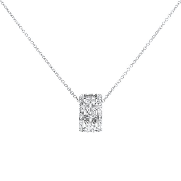 [Eternal Jewelry]PARENTESI NECKLACE SILVER DIAMOND