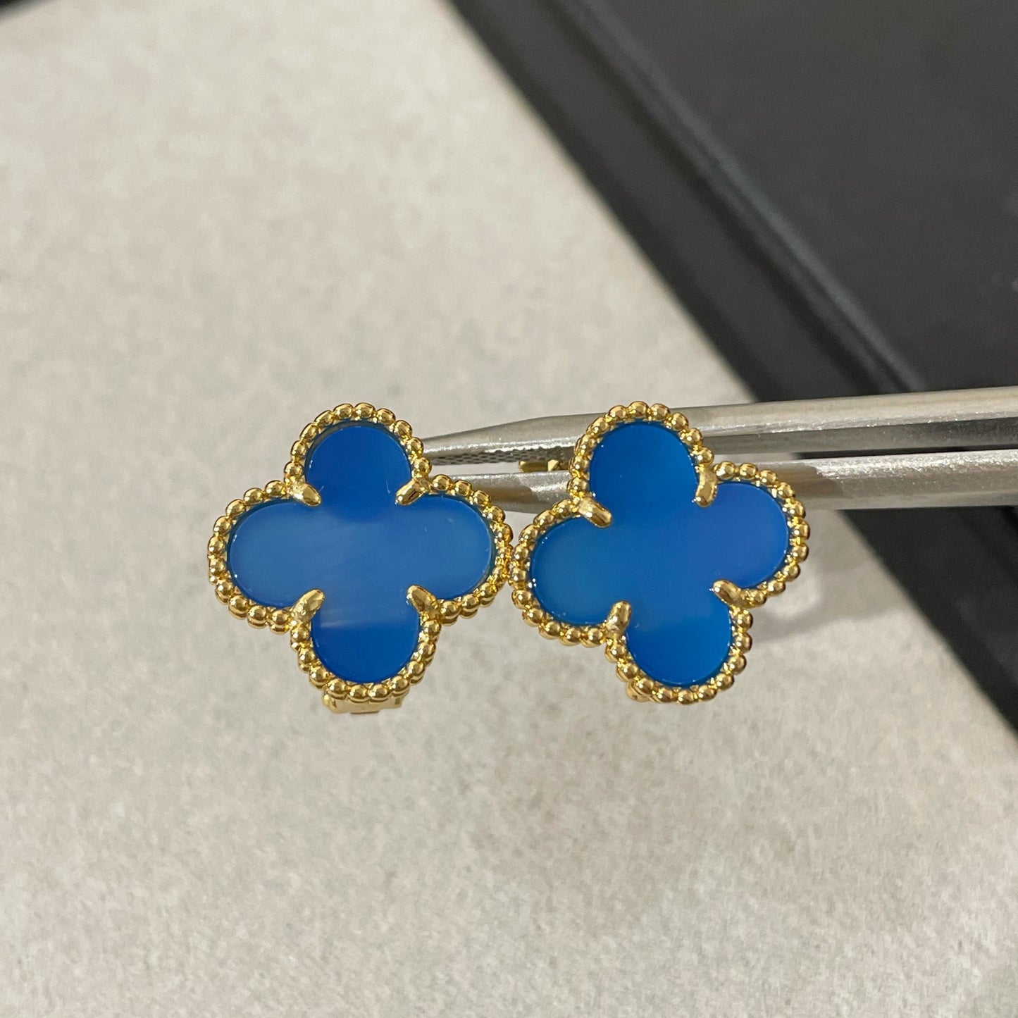 [Eternal Jewellery] Clover Medium 15mm Turquoise Earrings