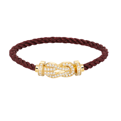 [Eternal Jewelry]CHANCE LARGE 8 FIGURE BUCKLE FULLDIAMOND BRACELET GOLD