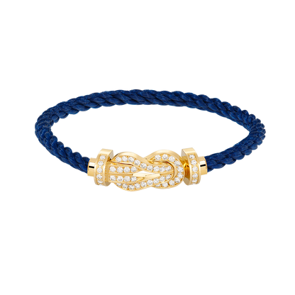 [Eternal Jewelry]CHANCE LARGE 8 FIGURE BUCKLE FULLDIAMOND BRACELET GOLD