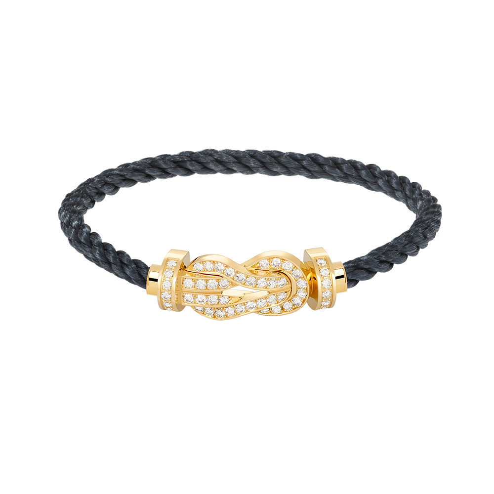 [Eternal Jewelry]CHANCE LARGE 8 FIGURE BUCKLE FULLDIAMOND BRACELET GOLD