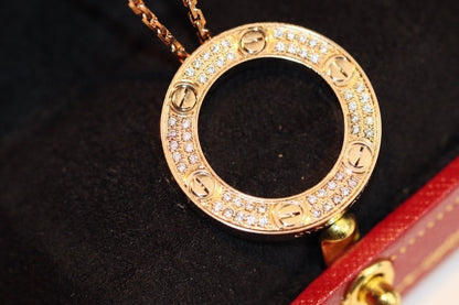 [Eternal Jewelry]LOVE NECKLACE ADJUSTABLE ROSE GOLD