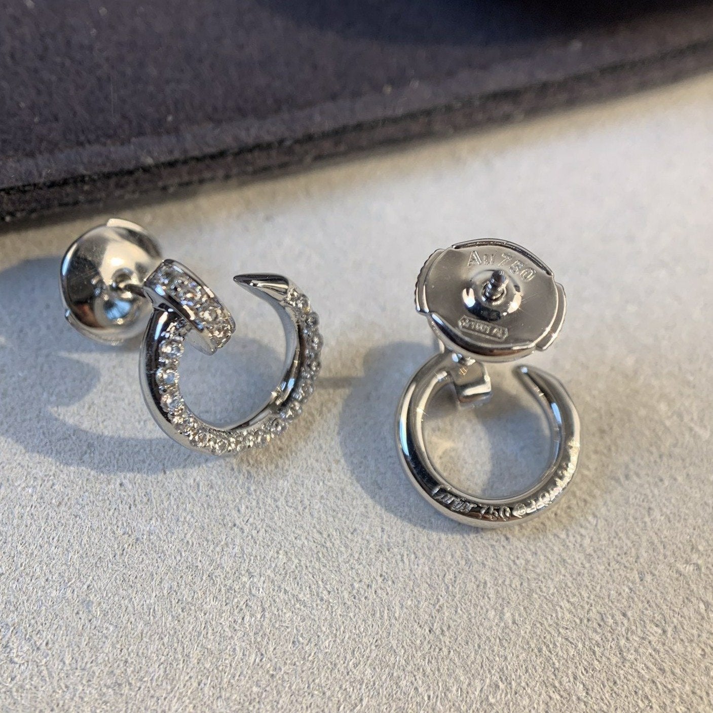 [Eternal Jewelry]JUSTE EARRINGS SILVER DIAMONDS