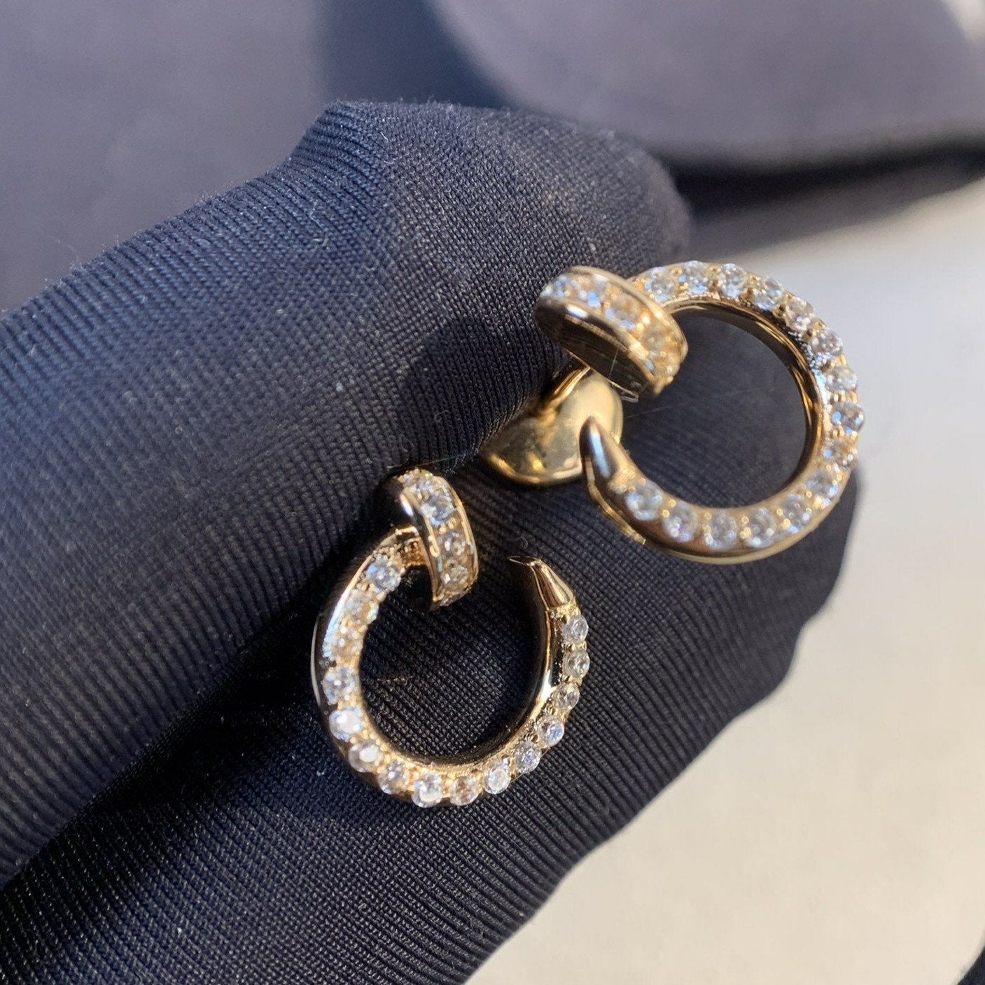 [Eternal Jewelry]JUSTE EARRINGS GOLD DIAMONDS