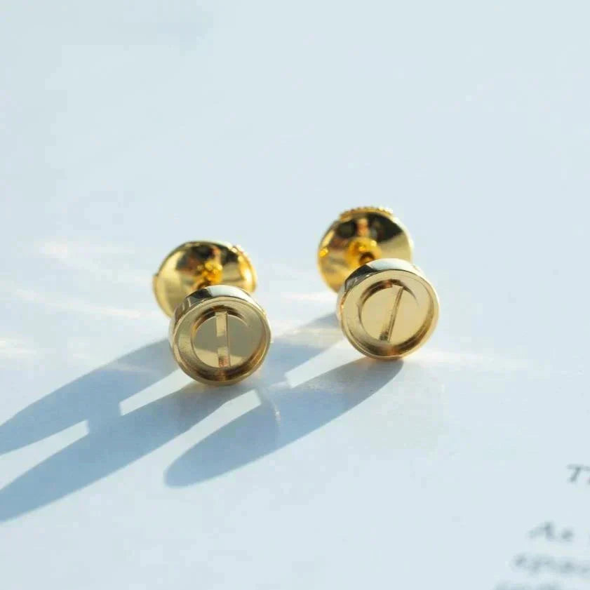 [Eternal Jewelry]LOVE EARRINGS GOLD 10MM
