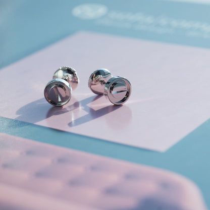 [Eternal Jewelry]LOVE EARRINGS SILVER 10MM