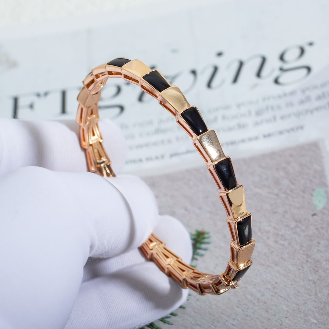 [Eternal Jewelry]SERPENTI BRACELET PINK GOLD ONYX