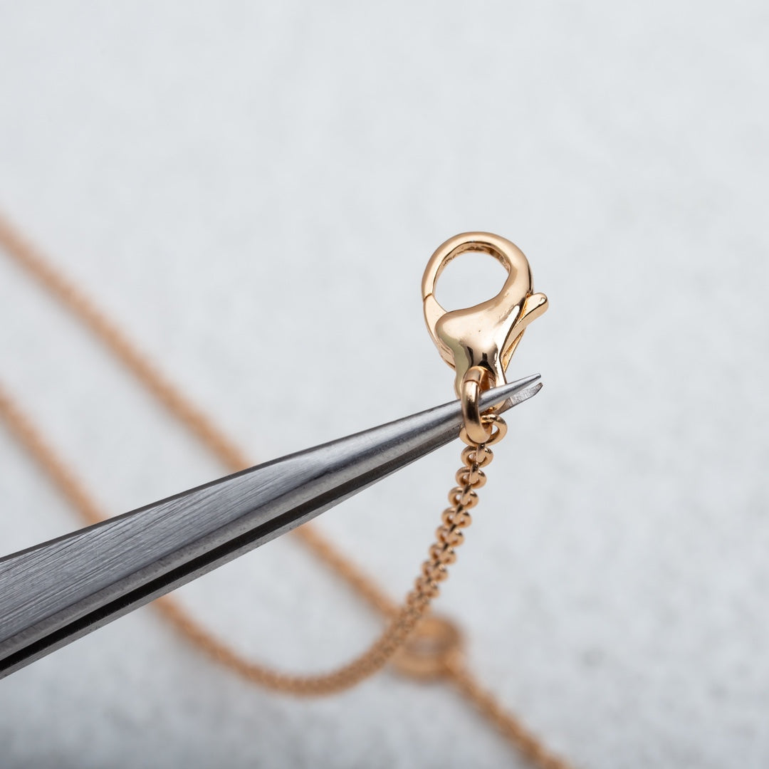 [Eternal Jewelry]PARENTESI NECKLACE PINK GOLD