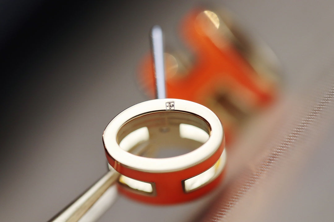 [Eternal Jewelry]MINI POP H EARRINGS ORANGE