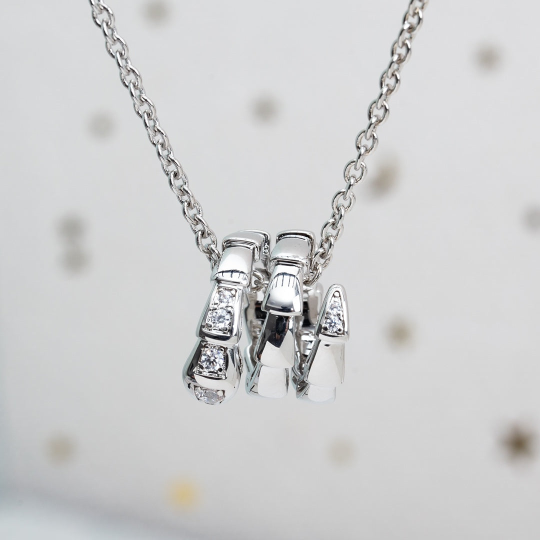 [Eternal Jewelry]SERPENTI SILVER NECKLACE DIAMOND