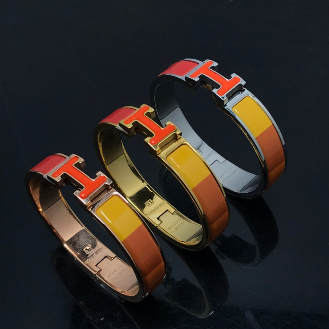 [Eternal Jewelry]H BRACELET ORANGE RAINBOW CERAMIC