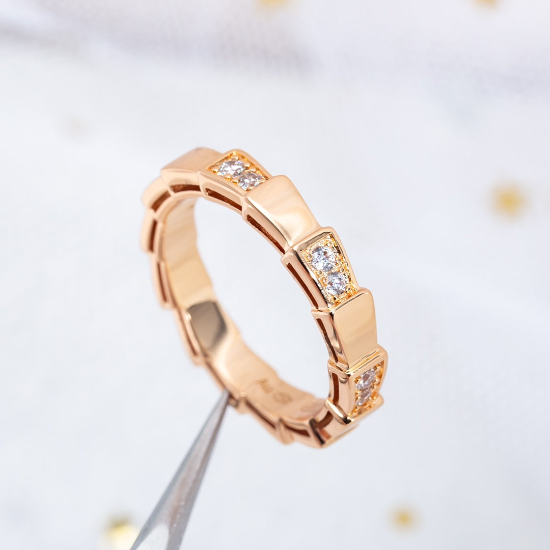 [Eternal Jewelry]SERPENTI RING PINK GOLD  3MM
