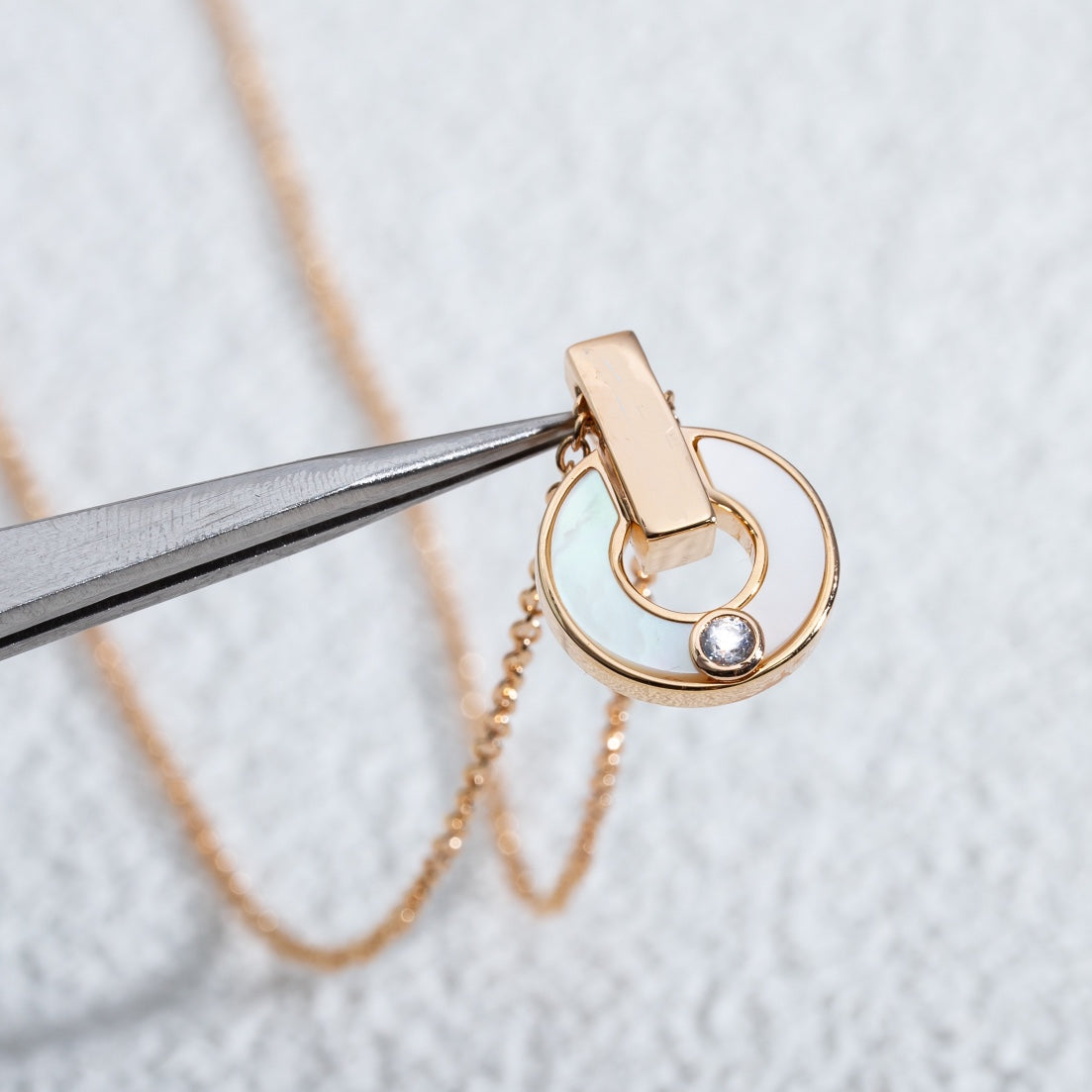 [Eternal Jewelry]GARI NECKLACE PINK GOLD MOP