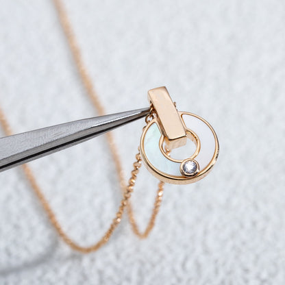 [Eternal Jewelry]GARI NECKLACE PINK GOLD MOP