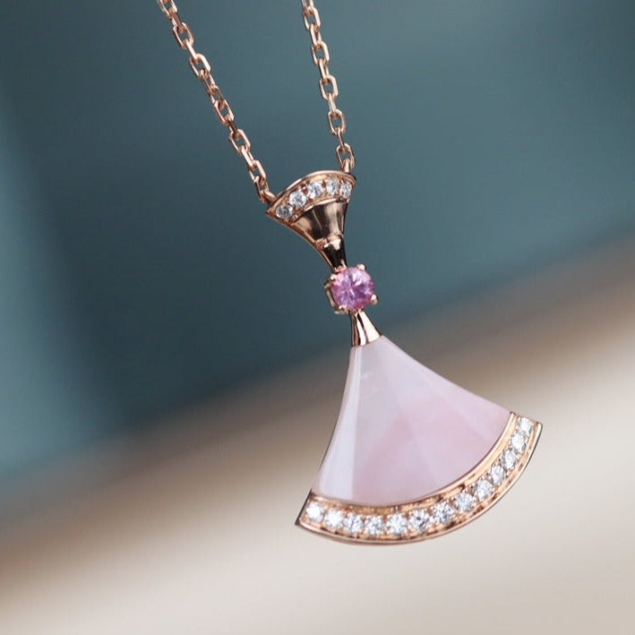 [Eternal Jewelry]DREAM NECKLACE PINK MOP DIAMOND