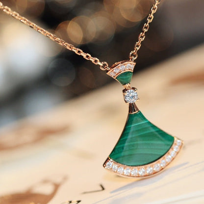 [Eternal Jewelry]DREAM NECKLACE MALACHITE DIAMOND