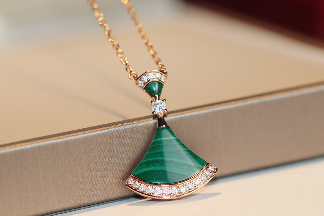 [Eternal Jewelry]DREAM NECKLACE MALACHITE DIAMOND