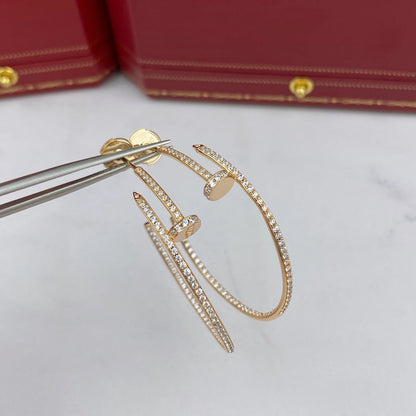 [Eternal Jewelry]JUSTE EARRINGS FULL DIAMONDS 1.8MM