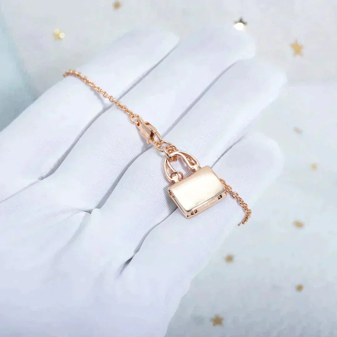 [Eternal Jewelry]AMULETTE PEDANT ROSE GOLD NECKLACE