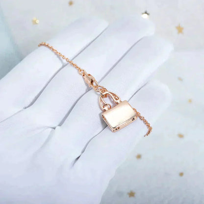 [Eternal Jewelry]AMULETTE PEDANT ROSE GOLD NECKLACE