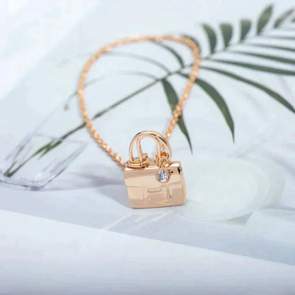 [Eternal Jewelry]AMULETTE PEDANT ROSE GOLD NECKLACE