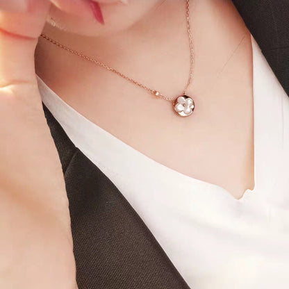 [Eternal Jewelry]SUN MOP GOLD 1 DIAMOND NECKLACE