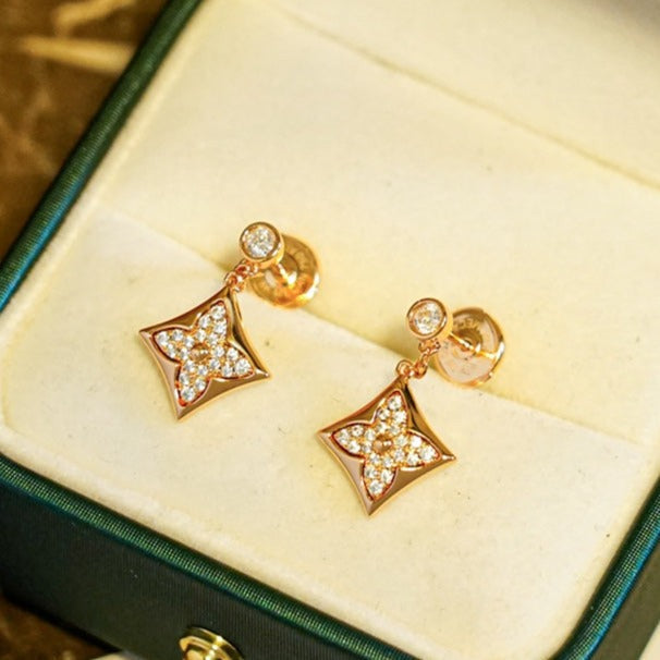 [Eternal Jewelry]STAR DIAMONDS EARRINGS GOLD