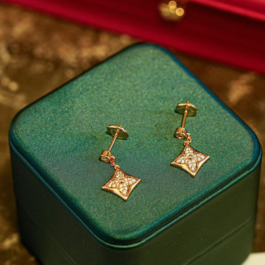 [Eternal Jewelry]STAR DIAMONDS EARRINGS GOLD