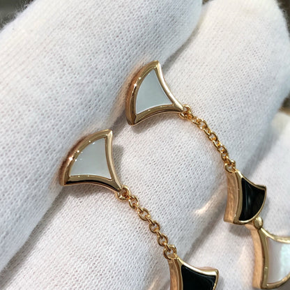 [Eternal Jewelry]DREAM EARRINGS 3 MOTIFS ONYX MOP PINK GOLD