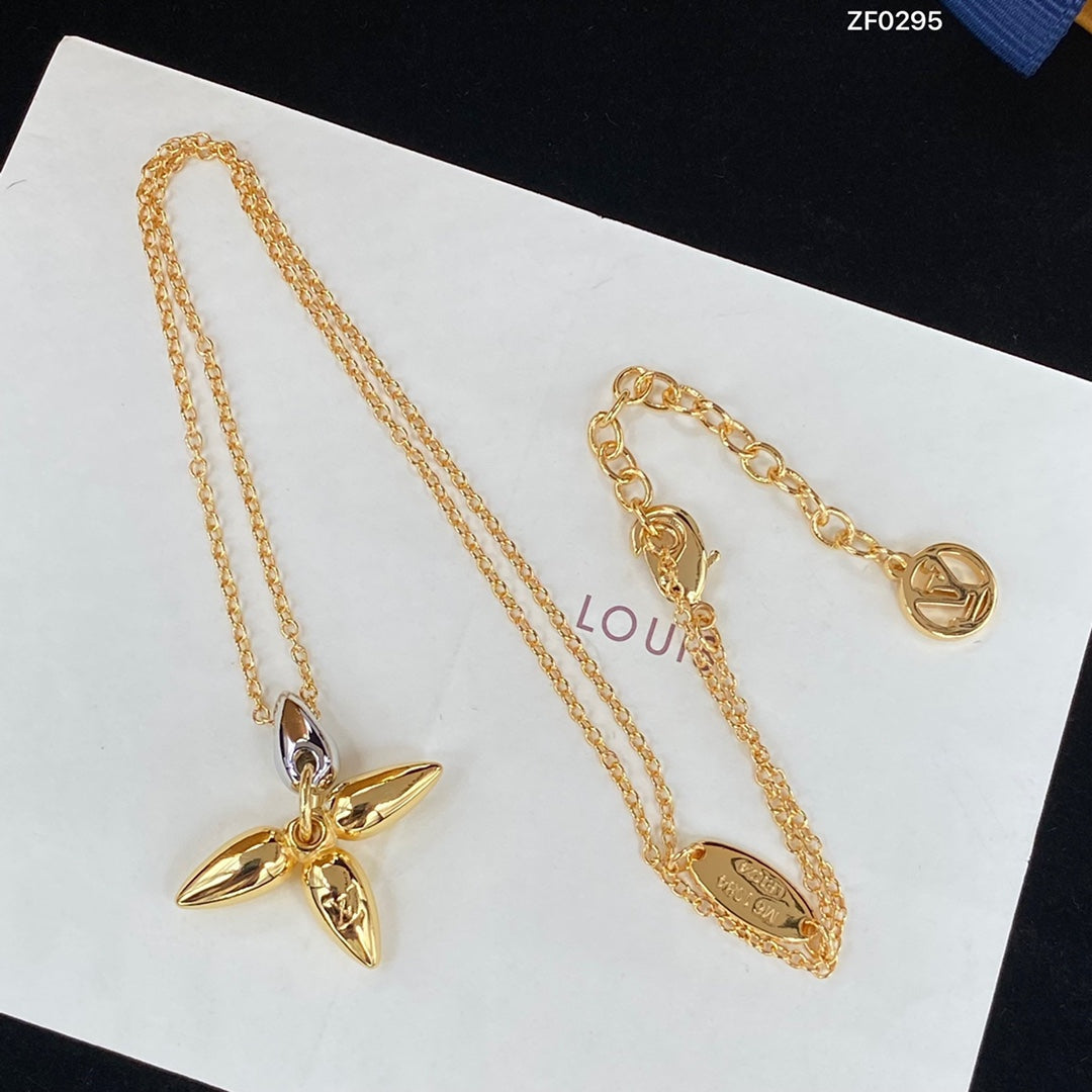 [Eternal Jewelry]LOUISETTE PEDANT GOLD NECKLACE