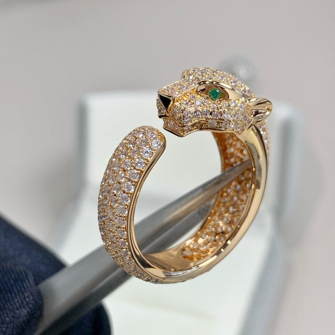 [Eternal Jewelry]PANTHERE PINK GOLD DIAMOND RING