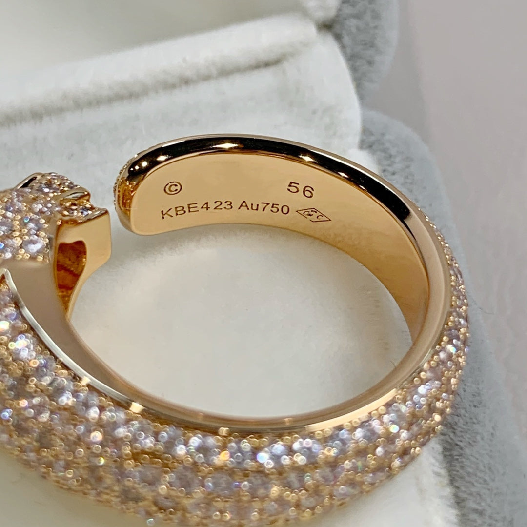 [Eternal Jewelry]PANTHERE PINK GOLD DIAMOND RING