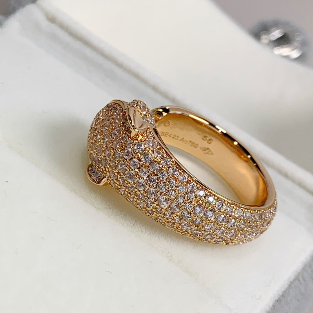 [Eternal Jewelry]PANTHERE PINK GOLD DIAMOND RING