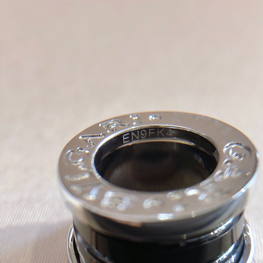 [Eternal Jewelry]ZERO 1 BLACK CERAMIC SILVER NECKLACE