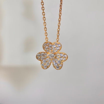 [Eternal Jewelry]FLOWER DIAMOND NECKLACE