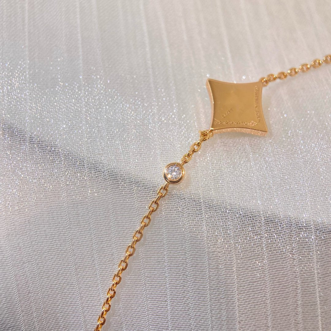 [Eternal Jewelry]COLOR STAR CARNELIAN PINK GOLD DIAMOND BRACELET