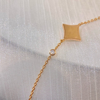 [Eternal Jewelry]COLOR STAR CARNELIAN PINK GOLD DIAMOND BRACELET