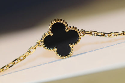 [Eternal Jewelry]CLOVER 20 MOTIFS ONYX ROSE GOLD
