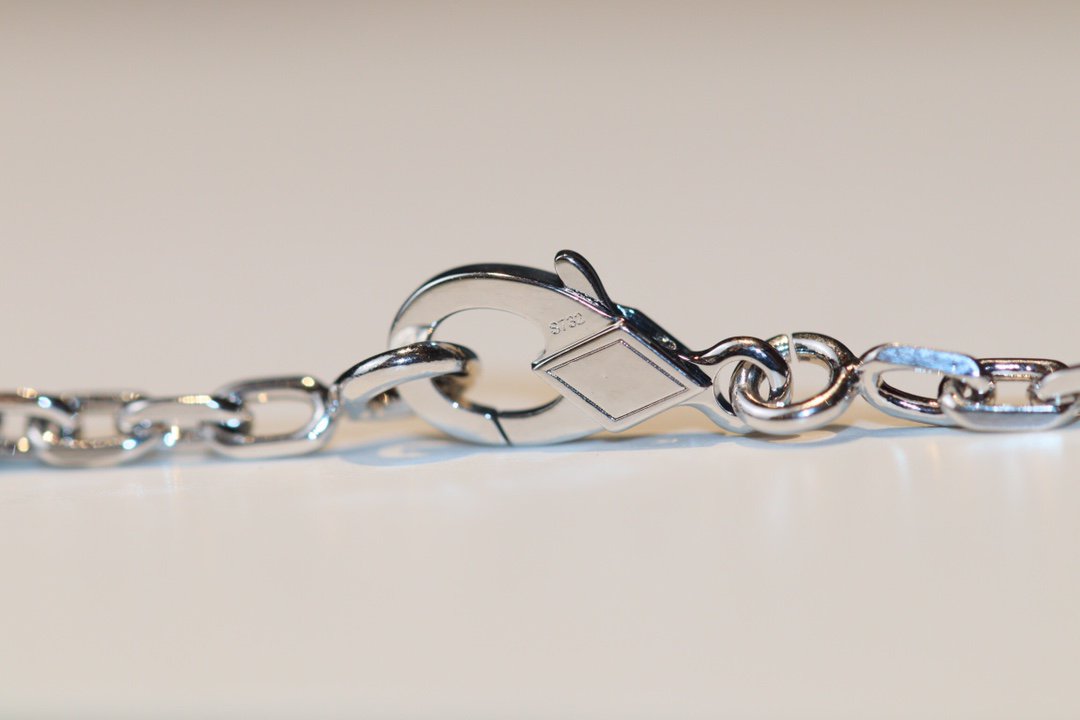 [Eternal Jewelry]CLOVER 20 MOTIFS ONYX DIAMOND SILVER