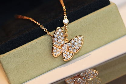 [Eternal Jewelry]BUTTERFLY DIAMOND NECKLACE