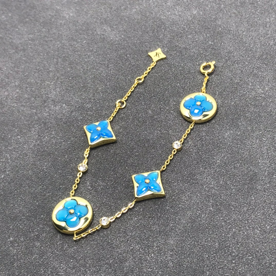 [Eternal Jewelry]STAR AND SUN TURQUOISE 4 MOTIFS 3 DIAMONDS