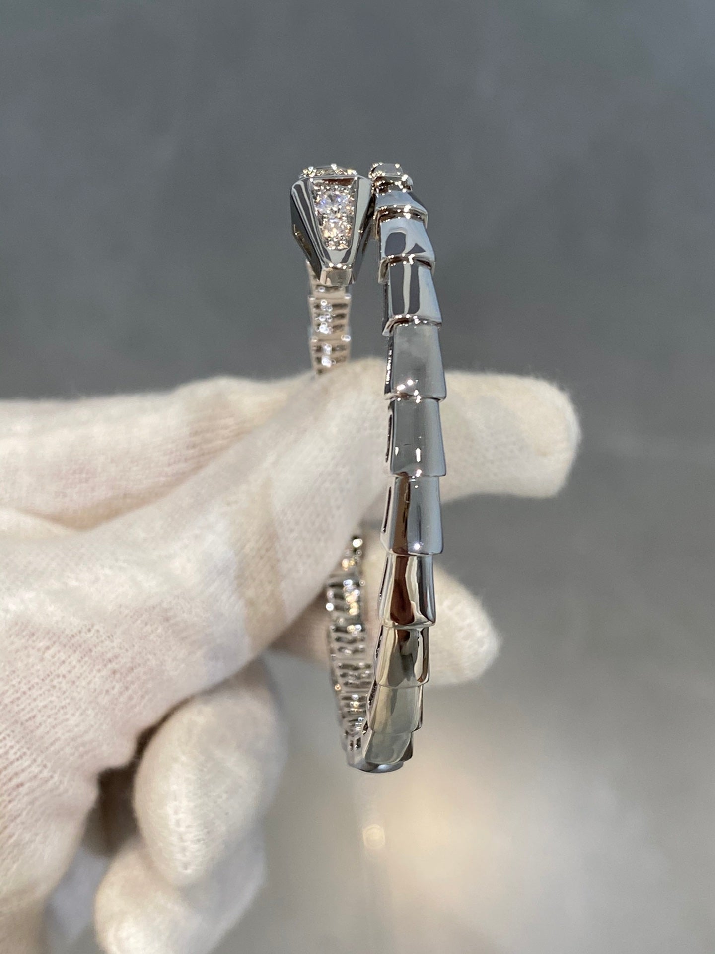 [Eternal Jewelry]SERPENTI BRACELET DIAMONDS SILVER