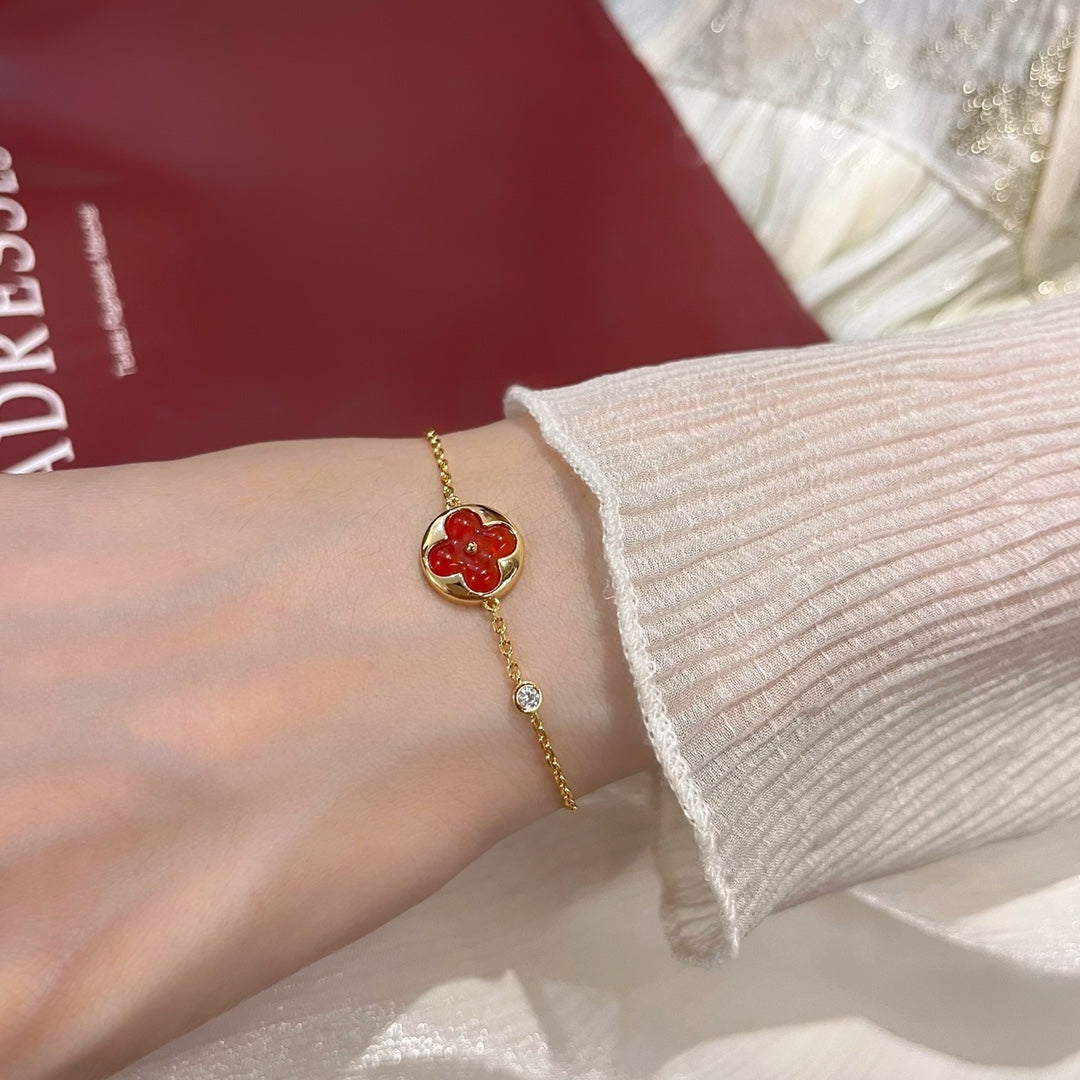 [Eternal Jewelry]SUN PEDANT CARNELIAN BRACELET