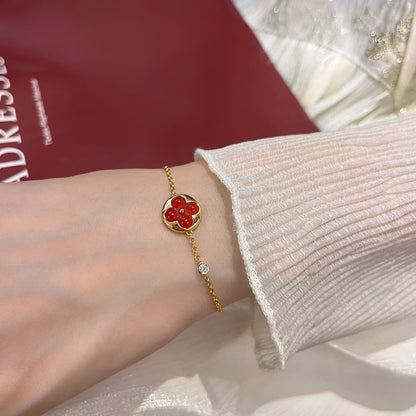 [Eternal Jewelry]SUN PEDANT CARNELIAN BRACELET