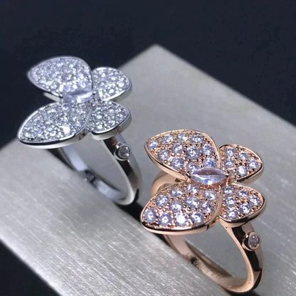 [Eternal Jewelry]BUTTERFLY PINK GOLD DIAMOND RING