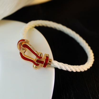 [Eternal Jewelry]FORCE 10 WHITE TEXTILE DIAMOND PAVED