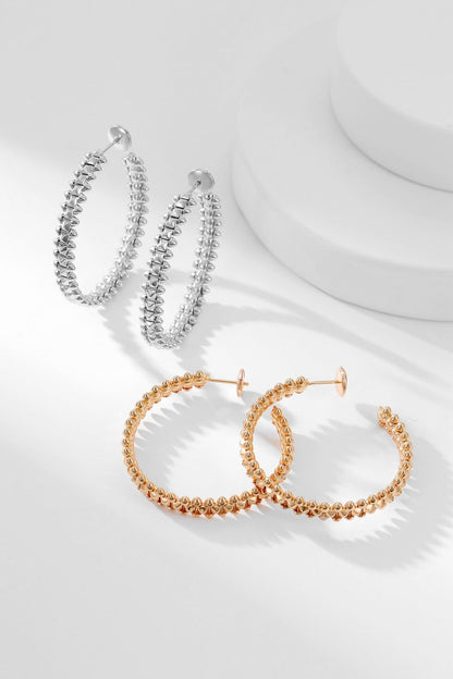 [Eternal Jewelry]CLASH HOOP EARRINGS
