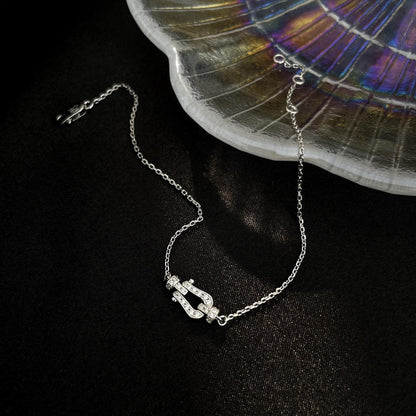 [Eternal Jewelry]FORCE 10 FULL DIAMOND BUCKLE CHAIN LINK MINI MODEL