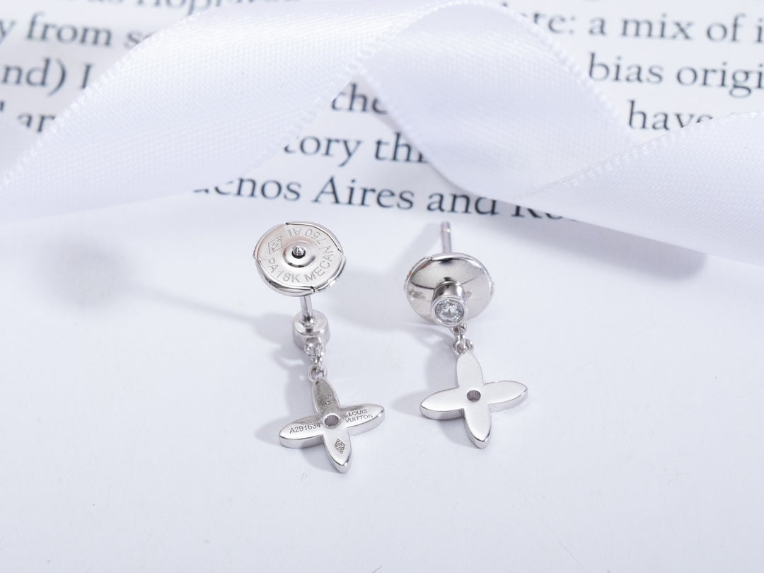[Eternal Jewelry]VIDYLLE SILVER DIAMOND MINI DROP EARRINGS
