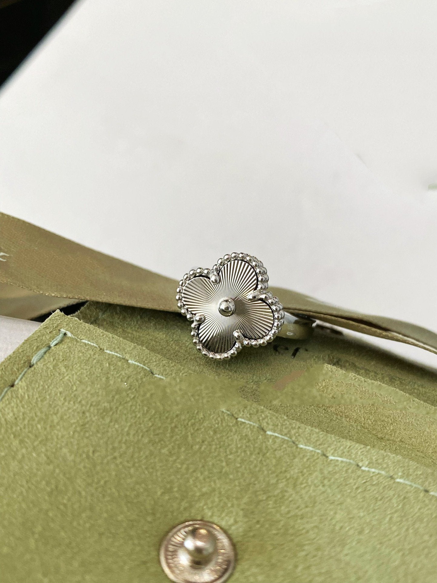 [Eternal Jewelry]CLOVER SILVER RING